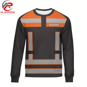 Nueva Llegada 2026 Sudadera para Hombre al por Mayor, Cuello Redondo, Reflectante de Alta Visibilidad, Sudadera de Invierno para Mujer, Forro Polar, Lisa, de Alta Visibilidad - Product Image 4