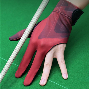 Gants de snooker à 3 doigts avec logo personnalisé à prix raisonnable, gants de billard unisexes de haute qualité disponibles dans toutes les tailles - Product Image 3