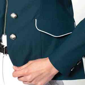 Veste d'équitation imperméable haut de gamme pour femme, avec doublure douce et coutures renforcées, ajustable. - Product Image 6