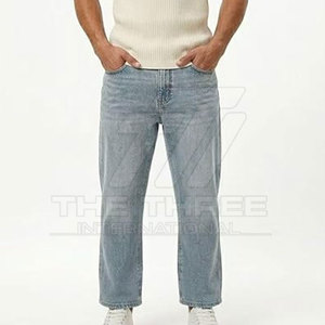 Ropa Urbana Elegante para el Día a Día, Cómoda, de Corte Relajado, Estilo Urbano, Recta, Ligera, de Cintura Media, 100% Algodón, Transpirable - Product Image 3