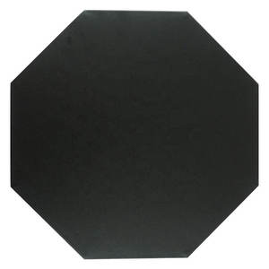 Bandeja profesional personalizada para dados con logo, de cuero PU octogonal negro y terciopelo rojo, para el juego Shake the Elbows - Product Image 5