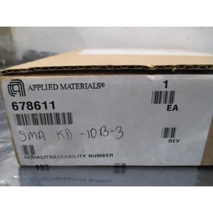 AMAT 678611 SMA KD-10B-3 SERIAL/TRACEABILITY - อุปกรณ์และชิ้นส่วนเซมิคอนดักเตอร์ระดับโลกที่เชื่อถือได้ - Product Image 1