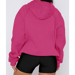 Sweat à capuche élégant et décontracté pour femme avec cordon de serrage, tissu doux et manches longues, conçu pour un style quotidien d'automne - Product Image 2