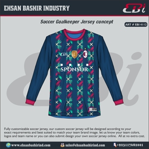 OEM 2025 Chất lượng cao sang trọng thủ môn bóng đá Jerseys tùy chỉnh thêu Hot thiết kế mới bay Hi chỉ chơi Logo trực tiếp nhà máy - Product Image 5