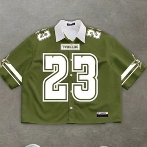 Meilleure Vente Prix Bas Collection Été Homme Chemise Décontractée Imprimée à Manches Longues Bleue 100% Coton Teint Uni - Product Image 1