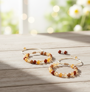 กำไลข้อมือพลอยหลากสี เงินแท้ 925 กำไลพลอยหลากสีสัน สวมใส่ได้ทุกวัน ขายส่ง เครื่องประดับแฟชั่น - Product Image 3