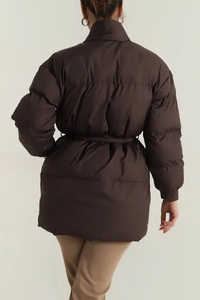 Chaqueta Abrigada Transpirable de Moda Otoño/Invierno, Diseño Personalizado con Logotipo, Forro de Piel de Oveja, Nylon y Lona, para Exteriores - Product Image 3