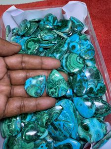 Hot Selling Chrysocolla Malachite Cabochon Wholesale Lot of Healing Chrysocolla Malachite Loose Gemstone - Product Image 5