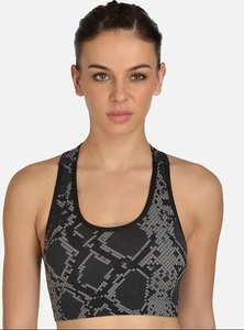 Soutien-gorge de sport dos nageur pour femme avec coussinets amovibles, imprimé géométrique, maintien moyen, pour yoga et fitness, respirant et à séchage rapide - Product Image 3
