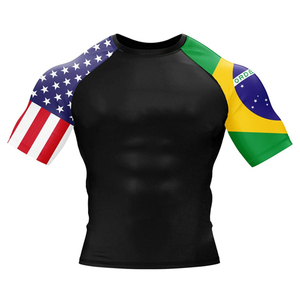 Rashguard Personalizado con su Propio Logotipo, Sublimado, de Secado Rápido para Hombre, para BJJ, MMA, Grappling y Jiu-Jitsu - Product Image 2