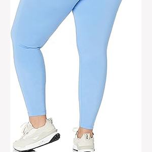 Yoga Set Sky Blue Manufacturers Gym Wear Custom Logo <b>Fleece</b> <b>Women</b> and Sweatpants Set Cropped Gym Wear for <b>Women</b> Casual Thick - Product Image 4