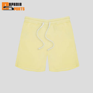 Nouvel Arrivage – Short en Toile 100% Coton pour Homme, Fabrication Personnalisée, Uni, 220 g/m², Taille Mi-Haute Élastique, Séchage Rapide, Respirant, Décontracté - Product Image 4