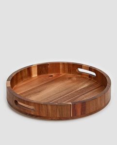 Bandeja de Servicio Clásica de Madera Resistente para Cafetería, Hotel, Catering, Hostelería y Uso en Bares, Bodas y Eventos - Product Image 1