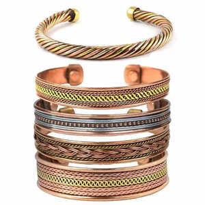 Custom Copper <b>Bangles</b> Handmade Copper Bracelet Pure Solid Copper <b>Bangle</b> in Best Price - Product Image 6
