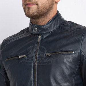 Chaqueta de Invierno Casual para Hombre, Personalizada, de Piel de Vaca, con Cierre Frontal, Transpirable, de Secado Rápido, Ecológica, de Primera Calidad, Marca Privada - Product Image 6