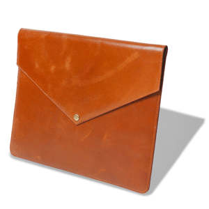 Housse pour ordinateur portable en cuir véritable, motif personnalisé, logo sur mesure, sacoche pour ordinateur portable de voyage d'affaires - Product Image 1