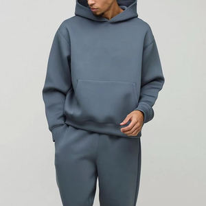 Custom Men's Casual Fleece Tracksuit Premium <b>Set</b> Private Label OEM Clothing Manufacturer - Product Image 3