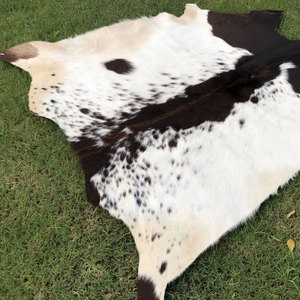 Alfombra de piel de vaca auténtica, piel de vaca premium con pelo, para sala de estar, dormitorio, decoración interior rústica - Product Image 2