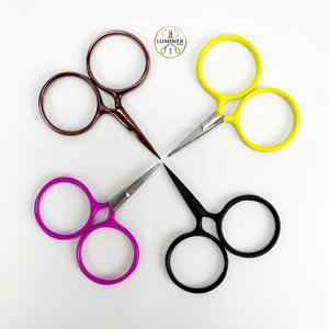 Tijeras Putford, tijeras pequeñas blancas, tijeras mini para bordado, diseño circular - Product Image 1
