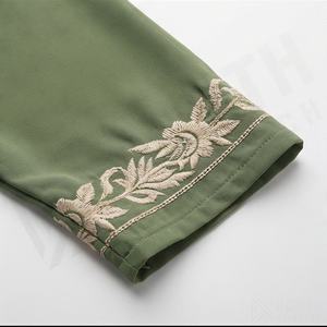 Abaya une pièce pour femmes musulmanes, robe longue hijab, vêtements islamiques, tenue modeste couvrante, faite à la main, pour fête, exportation en gros - Product Image 5