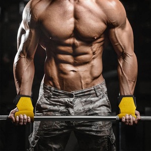 Unisex PU Full <b>Finger</b> Adjustable Wrist <b>Strap</b> Buckle Closure Non-Slip Comfortable Workout Hand Grips Gloves Gym Weightlifting - Product Image 6