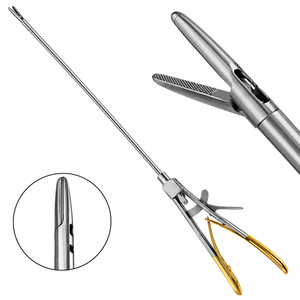 เครื่องมือผ่าตัด SUAVE SURGICAL INSTRUMENTS คีมจับเข็มผ่าตัดโพรงจมูกแบบส่องกล้อง ชนิดตรง 20 นิ้ว รุ่น V ขนาด 5 x 330 มม. คีมจับแบบกำหนดเองได้ - Product Image 3
