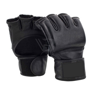 Gants d'entraînement MMA en cuir sur mesure, design personnalisé, haute qualité, gants de boxe professionnels, ajustement universel - Product Image 5