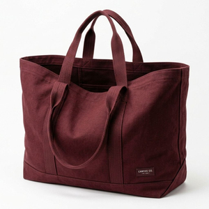 Tote Bag Manufacturer Custom Design Reusable Shopping Bag Fashion <b>Canvas</b> Handbag Wholesale Supply for Retail Stores Tote Bag - Product Image 5