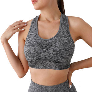 Soutien-gorge de sport pour femme à faible MOQ, prix raisonnable, confortable, dernière conception, sans couture - Product Image 2