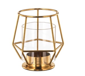 Modernised Luxury Hanging Home Decor Stainless Steel Metal Candle <b>Lantern</b> With <b>Copper</b> Color Finished for Home & Garden - Product Image 6