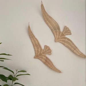 Décoration murale artisanale en rotin en forme d'oiseau volant, vente en gros, idéale pour la maison, l'hôtel, la chambre d'enfant ou la crèche. - Product Image 5