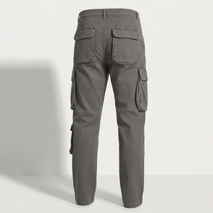 กางเกงคาร์โก้ลำลองผู้ชาย ผ้าฝ้าย ราคาขายส่ง ยืดได้ ใช้งานได้หลากหลาย และรับผลิตแบรนด์ส่วนตัว - Product Image 2