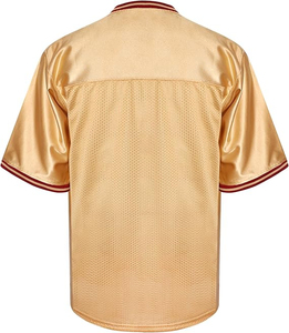 High Quality Customizable 100% Polyester American Football Jersey Short Sleeve Printed Breathable Moisture-Wicking Plus Size - Product Image 5