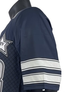 เสื้อเจอร์ซีย์ฟุตบอล ฮอกกี้ ซอคเกอร์ แบบสวม คอวี แขนกุด ผ้าโพลีเอสเตอร์ 100% ระบายอากาศ ป้องกันแบคทีเรีย ป้องกันรังสียูวี พิมพ์ลายดิจิตอลตามสั่ง ทรงหลวม - Product Image 3