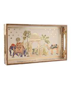 ถาดเสิร์ฟงานฝีมือสร้างสรรค์ ดีไซน์สวยงาม ทันสมัย รูปแบบมาตรฐาน  ลวดลายปรับแต่งได้ สำหรับใช้ในครัวเรือน ร้านอาหาร - Product Image 2