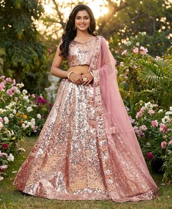 Indian Ethnic Designer Partywear Lehenga Choli for Wedding Party and <b>Festive</b> Functions for Women Trendy Fancy Outfit for Party - Product Image 1