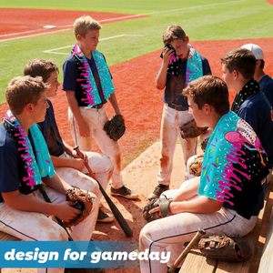 Custom Baseball Team <b>Towels</b> Sublimation Printed Sports Rally <b>Towels</b> Personalized Team Logo Name <b>Towels</b> Bulk Wholesale OEM ODM Cu - Product Image 4