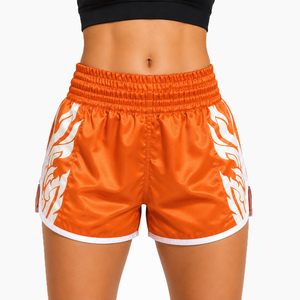 Shorts de Entrenamiento de Muay Thai para Mujer, Shorts de Kickboxing para Mujer, Shorts de Boxeo Tailandés para Mujer - Product Image 1