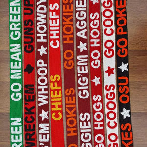 Correa para Bolso con Cuentas, Accesorio Universitario para Hermandades, Hecha a Mano, Color Personalizado, Geaux Tigers, Día de Juego - Product Image 1