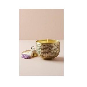 Pot en métal personnalisé pour bougies, prix usine, disponible en différentes couleurs et designs - Product Image 3