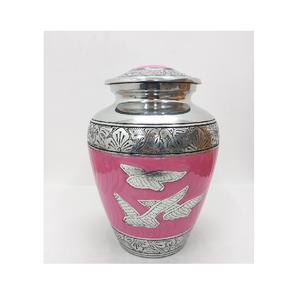 Urna Decorativa para Cenizas de Cremación para Adultos, Diseño Europeo Personalizable, Construcción Metálica Duradera, 200 Pulgadas Cúbicas - Product Image 3