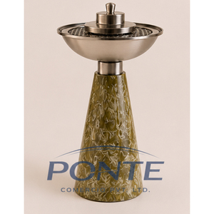 Quemador de incienso árabe moderno de resina y metal, soporte de incienso hecho a mano, Mabkhara para Oud y fragancia del hogar, elegante decoración islámica. - Product Image 1
