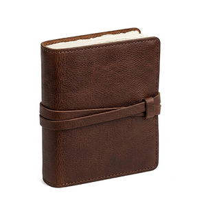 Thick A5 <b>A6</b> A4 Pu Leather Hardcover Sketchbook Blank Inner Page <b>Diary</b> 660 Pages Writing Picture Book Thread Sewing Custom Gift - Product Image 1