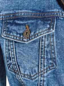 2026 Custom Women Casual <b>Cropped</b> <b>Denim</b> <b>Jacket</b> Long Sleeve with Front Pockets Autumn Winter Button Washed Casual Style - Product Image 6