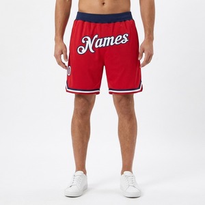 Pantalones Cortos de Baloncesto Personalizados, Pantalones Cortos Deportivos de Malla para Entrenamiento, Uniforme de Equipo, Ropa Deportiva, Pantalones Cortos de Gimnasio, 100% Poliéster, Transpirables, Anti-UV - Product Image 1