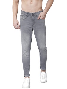 Prémium algodón última moda Denim Jeans Pant para hombres Spandex Casual superventas al por mayor OEM diseño personalizado - Product Image 3