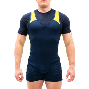 Traje de Lucha Libre para Hombre, Adulto, Personalizable en Color y Logotipo, Spandex/Poliéster Elástico, Secado Rápido, Transpirable - Product Image 2