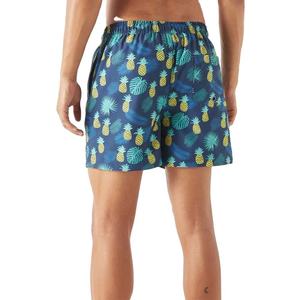 Shorts de bain imprimés pour hommes 100 % polyester séchage rapide anti-UV respirant écologique taille élastique doublure en maille vêtements de plage - Product Image 4