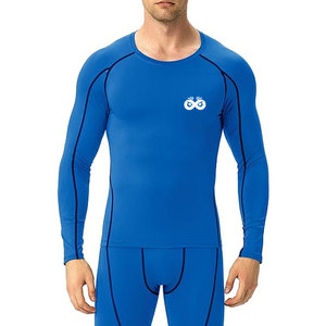 Affordable Price <b>Men</b> <b>Compression</b> <b>Shirts</b> Custom Logo Lightweight Breathable Fitness Wear <b>Compression</b> <b>Shirt</b> For <b>Men</b> - Product Image 2