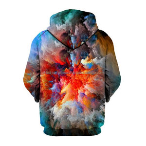 Sweat à capuche de haute qualité pour hommes, sweat surdimensionné, tenue de Sport, sweat-shirt décontracté, polaire, imprimé personnalisé, 100% - Product Image 4